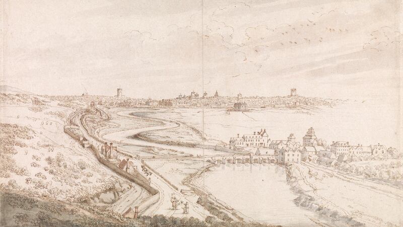 Francis Place (1647-1728)Dublin from Phoenix Park, 1698