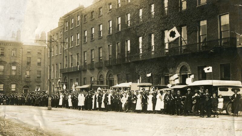 40 Merrion Square First emergency auxilliary hospital set up by Dr Ella Webb
