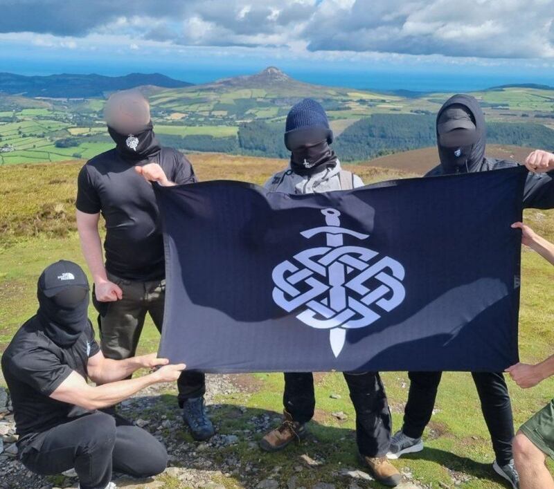 An image from Comhaltas na nGaedheal's Twitter account. The organisation told prospective members shortly after its establishment: 'You need to get off the internet. You need to hike, lift weights and train.'