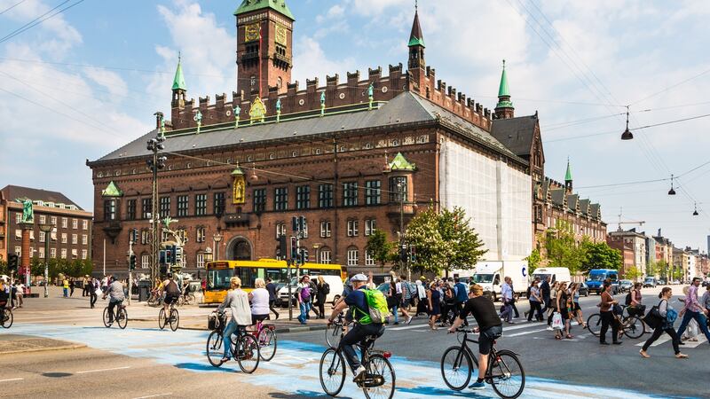 Cycling is the best way to get around Copenhagen. Photograph: Getty Images