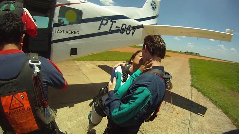 Thayna and Gav: ‘We have dinner, watch movies, rant, laugh and sometimes cry together over video chat.’