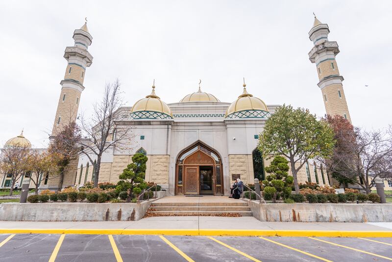 The Islamic Center of America in Dearborn, Michigan. Photograph: Valaurian Waller/The New York Times
                      