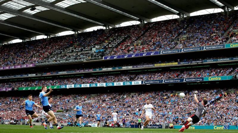 Tyrone  were beaten psychologically and when Con O’Callaghan hit them with the early goal, all the confidence just drained out of them. Photograph: Ryan Byrne/Inpho