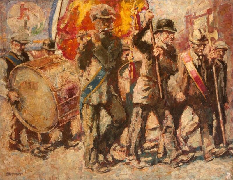 William Conor (1881-1968), The Twelfth (1918). Copyright the estate of William Conor/Ulster Folk Museum Collection