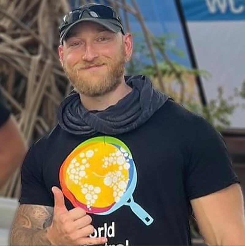 Dual US-Canadian citizen Jacob Flickinger. Photograph: World Central Kitchen/WCK.org/PA Wire 

