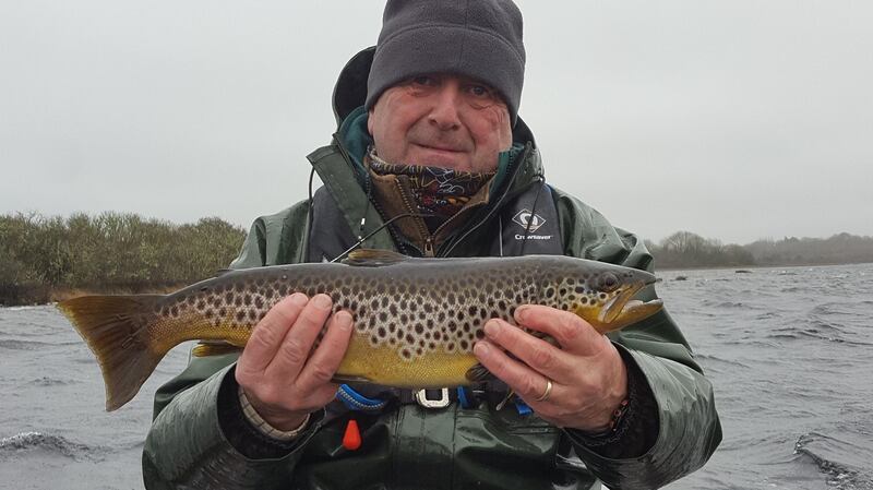 Mark Colton with trout of 1.6kg on Corrib