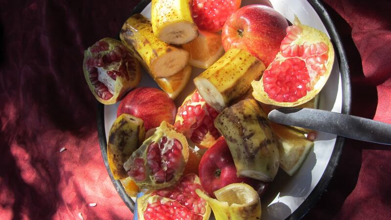 A selection of local produce.