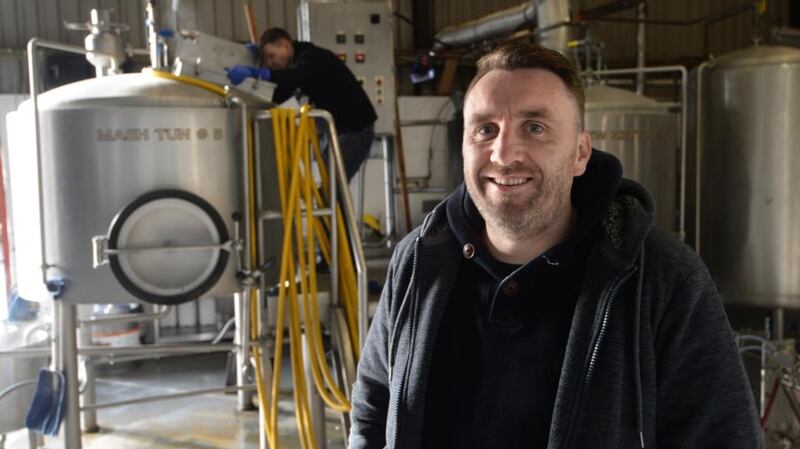 Stephen Clinch of Trouble Brewing in Kill, Co Kildare: “It’s way harder to start a brewery now than it was four or five years ago.” Photograph: Dara Mac Dónaill