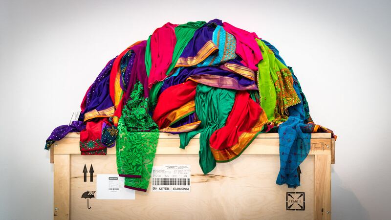 Patricia Cronin used emblematic clothing as signifiers of the victims