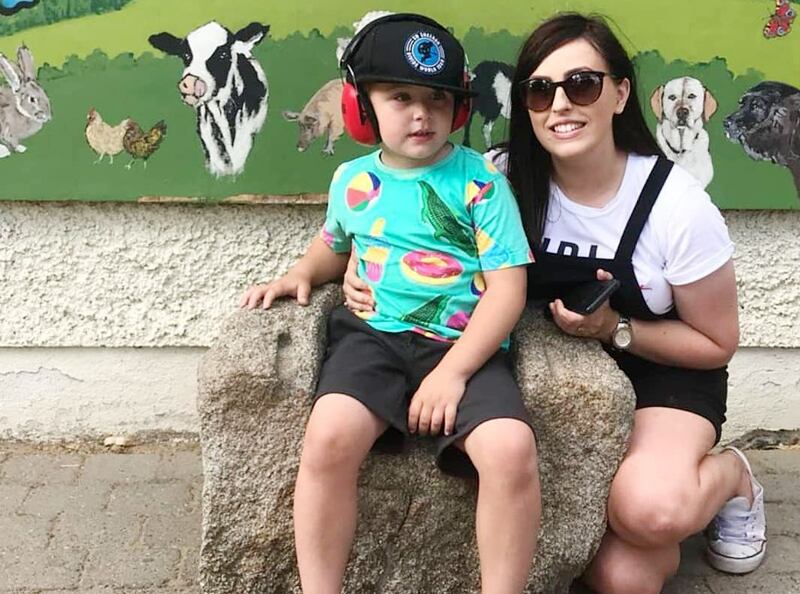 Nicole Duggan and her son Riley