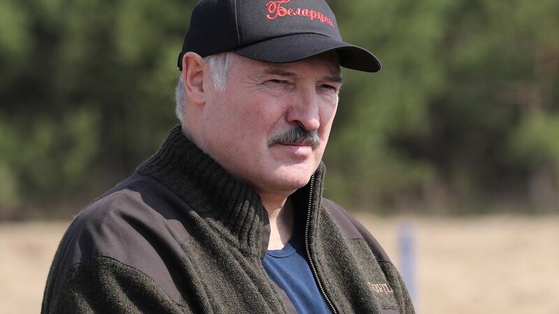 President Alexander Lukashenko: “There will be enough ordinary people from all the [ex-Soviet] republics at the parade.” Photograph: Maksim Guchek/EPA