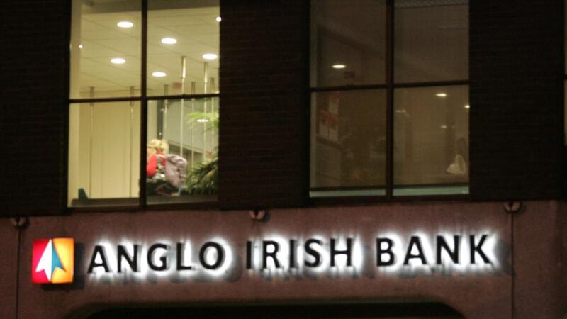 File picture of the HQ of the former Anglo Irish Bank, on Dublin’s  Stephen’s Green. Photograph: Dara MacDonaill