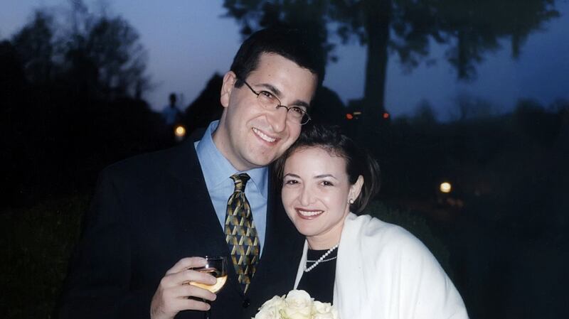 David Goldberg and Sheryl Sandberg.