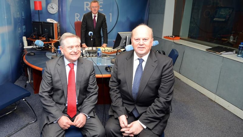 Minister for Finance and Minister for Public Expenditure Brendan Howlin, on the Sean O’Rourke RTÉ Radio programme this morning. Photograph: Eric Luke / The Irish Times