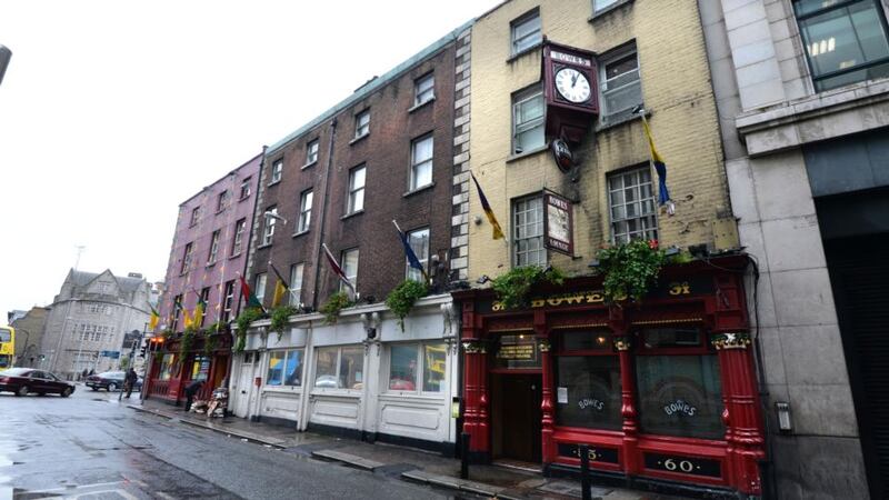 Bowes on Fleet Street, Dublin. Photograph; Dara Mac Dónaill / The Irish Times