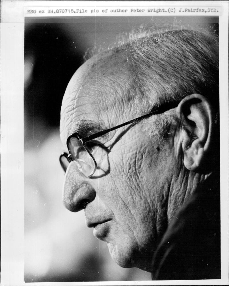 Author Peter Wright: The former MI5 officer wrote Spycatcher. Photograph: John Nobley/Fairfax Media via Getty Images