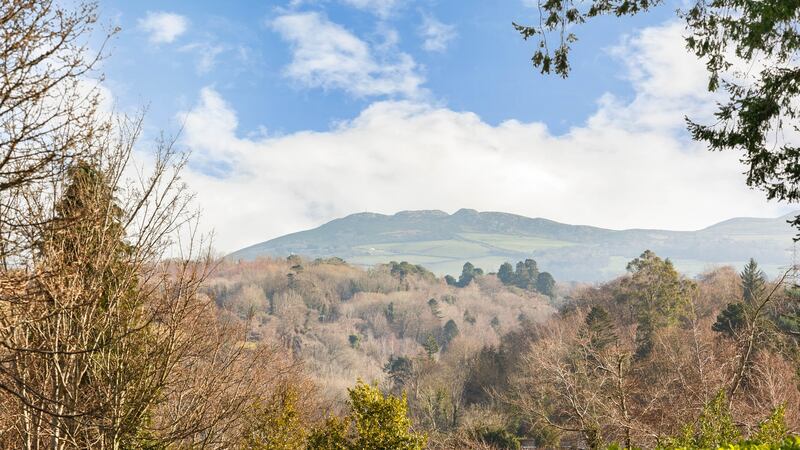 Mountain views from the property