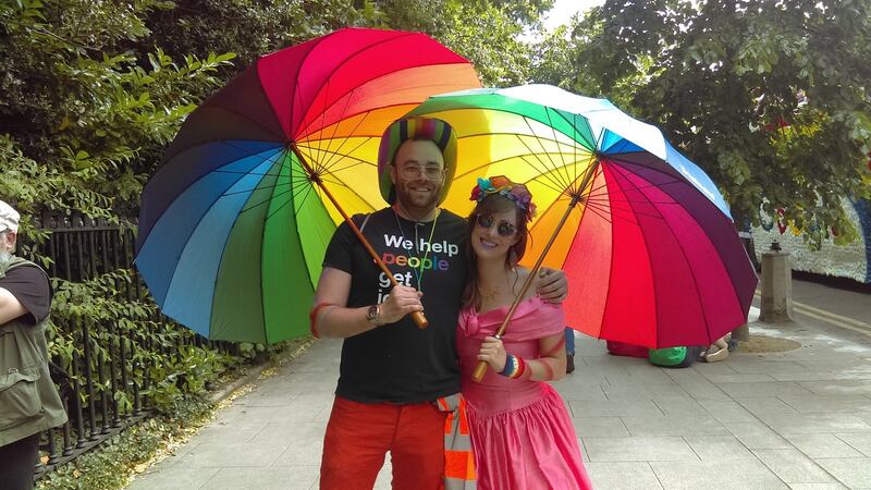 Nathan Barber and Amanda Purneen. Credit Ciarán D’Arcy.