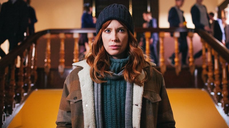 This atmospheric Australian police drama follows detective Molly McGee (Emma Booth) as she tries to solve the ritual-like murder of a young girl. Photograph: Disney+