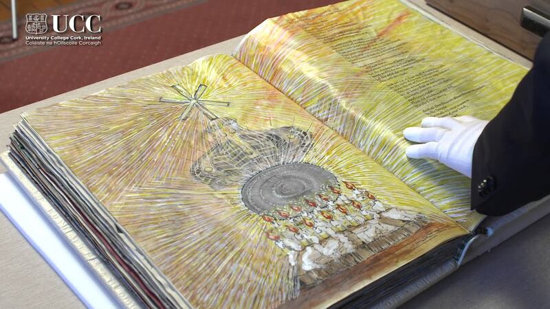 The Great Book of Ireland. Image courtesty of University College Cork