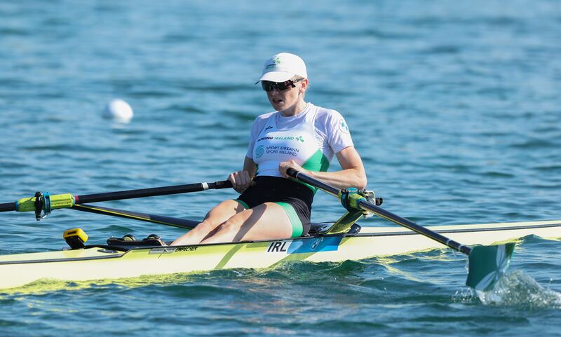 Aoife Casey competing in the European Championships, Munich, in 2022. Photograph: Alexander Hassenstein/Getty Images