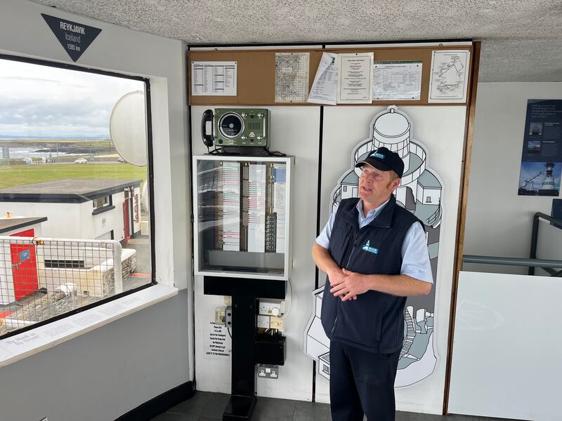 Jon Pearce, a tour guide at Hook Lighthouse in Co Wexford