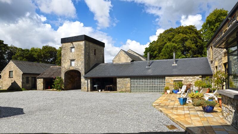 Much of the courtyard has been renovated
