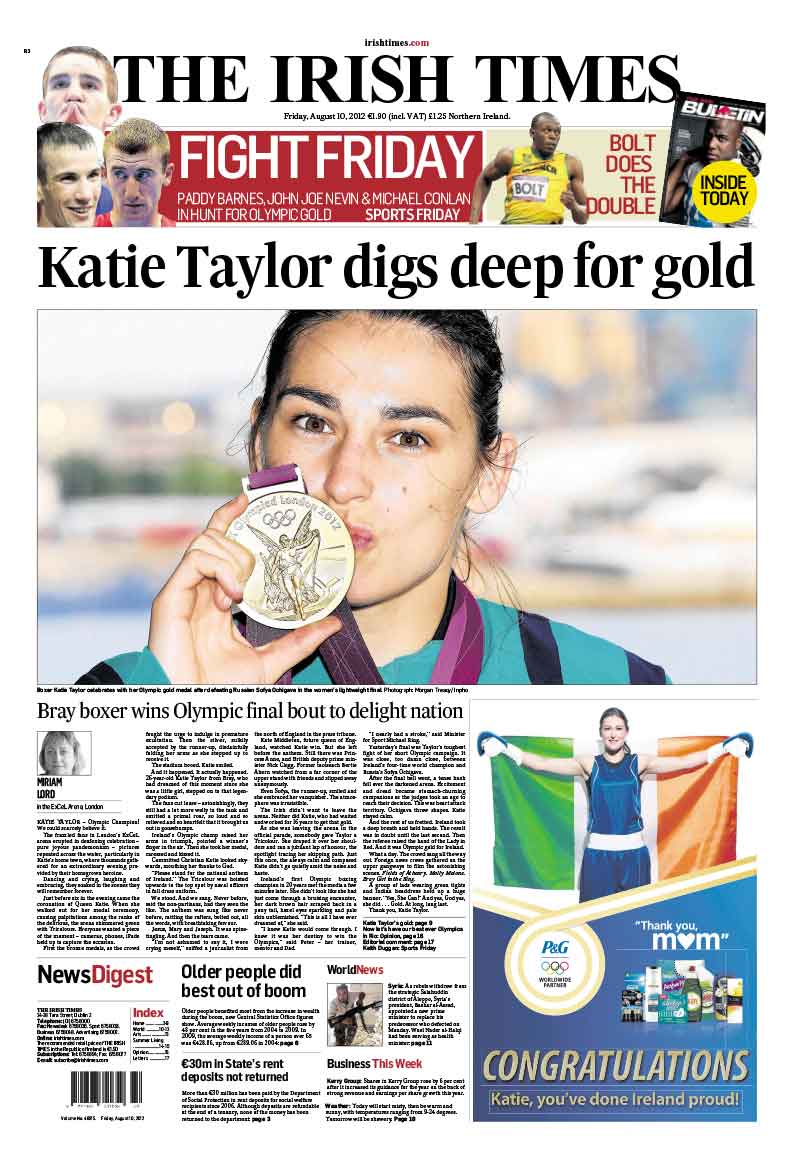 August 10, 2012 - Katie Taylor Wins Olympic Gold
