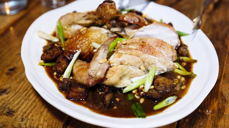 Chicken migas. Photograph: Emma Jervis