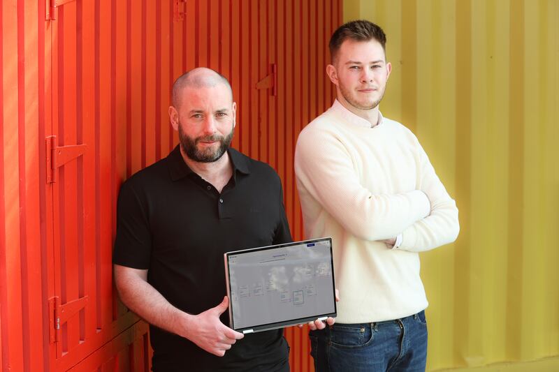 Eoin Barry of DreamDev Technologies, representing LEO Kildare. Photograph: Martina Regan