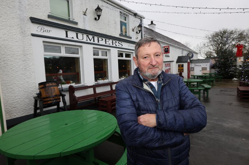 Frank McRory of Lumpers Bar. Photograph Nick Bradshaw for The Irish Times