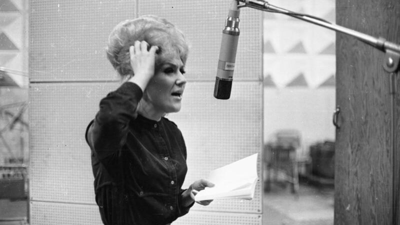 Dusty Springfield records her first single ‘I Only Want To Be With You’ in 1963.  Photograph:  M McKeown/Express/Getty Images