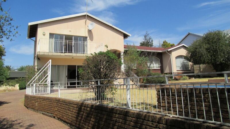 This five-bedroom house in the Ridgeway area of Zambia’s capital has staff quarters and a pool