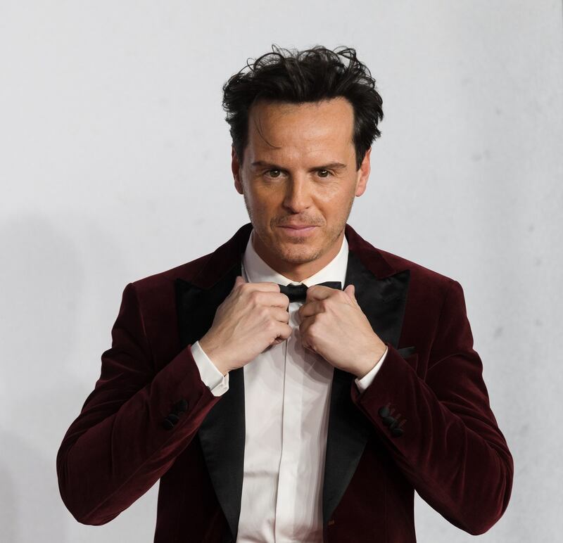 Irish actor and cast member Andrew Scott at the 1917 world premiere  in earlier this month. Photograph: Vickie Flores/EPA