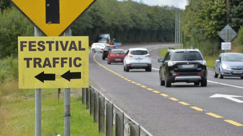 Electric Picnic: the festival provides free parking, but factor in plenty of time to get there by car. Photograph: Alan Betson