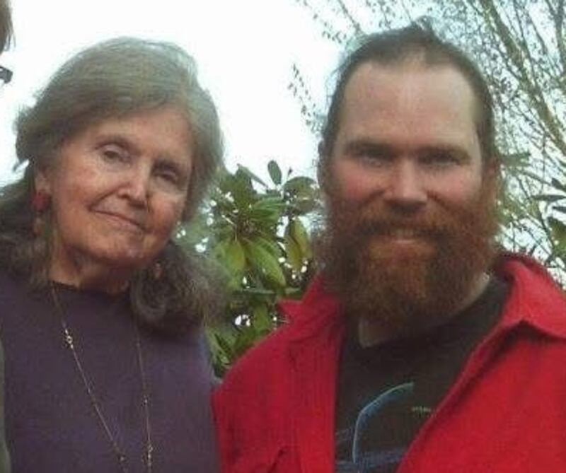 Michael Kelley and his mother Janice in 2018 posted on Facebook