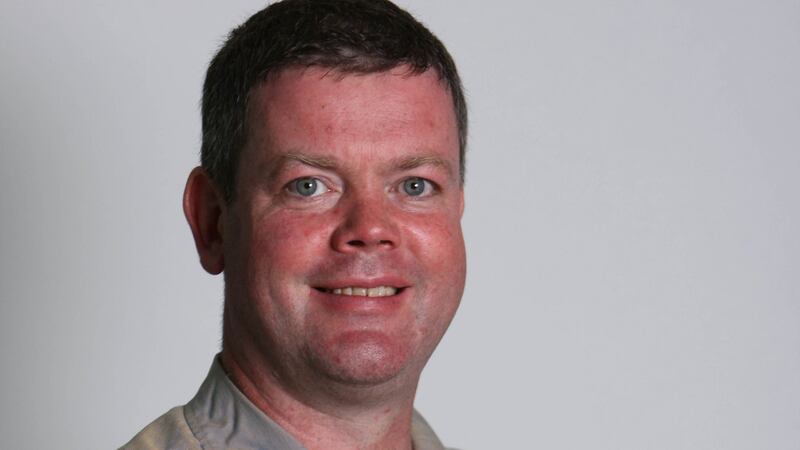 Paul Rowan, sports journalist with The Sunday Times, co-author of Champagne Football. Photograph: Fergal Phillips