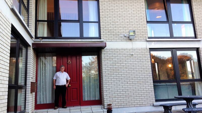 Owen Mangan outside his Killorglin home.