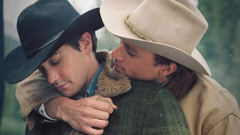 Jake Gyllenhaal and Heath Ledger in Brokeback Mountain