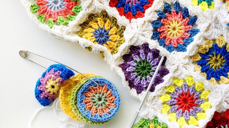 Colourful crochet is a fun, involving skill to master. Photograph: Getty Images