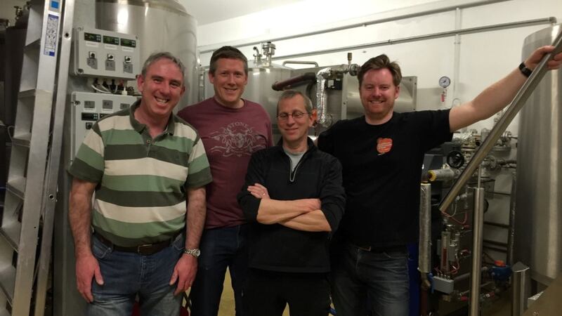 The Roadtrip crew: Frank Houghton, Cathal McHugh, Rick LeVert and Aidan O'Neill