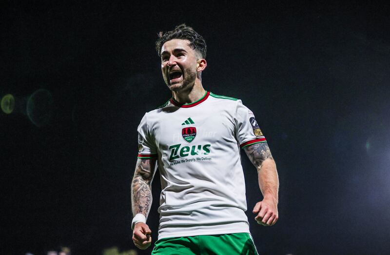 Cork City's Sean Maguire was singled out by Shamrock Rovers boss Stephen Bradley. Photograph: Tom Maher/Inpho