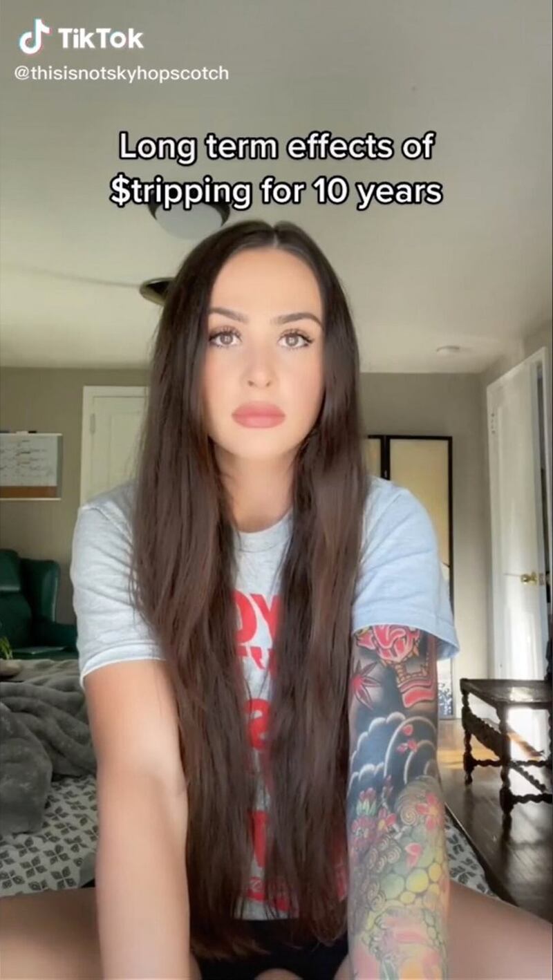 #StripTok: Women who work as strippers are posting their experiences as a sex worker to Instagram and TikTok