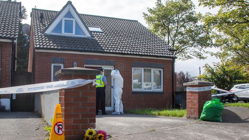 Gardaí pictured  at the scene of the death of Neasa Murray  at a house on Kincora Court, Clontarf, Dublin. Photograph:  Colin Keegan, Collins Dublin