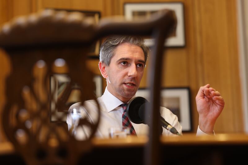 The Taoiseach insists the Government will complete its full term.
Photograph: Dara Mac Dónaill









