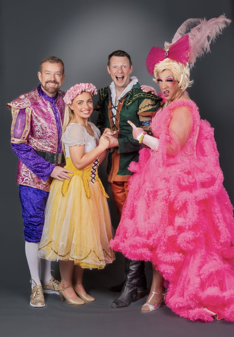 Sammy, Buffy & the Beanstalk: Alan Hughes, Megan Mahar, Conor Clear and Rob Murphy. Photograph: Brian McEvoy