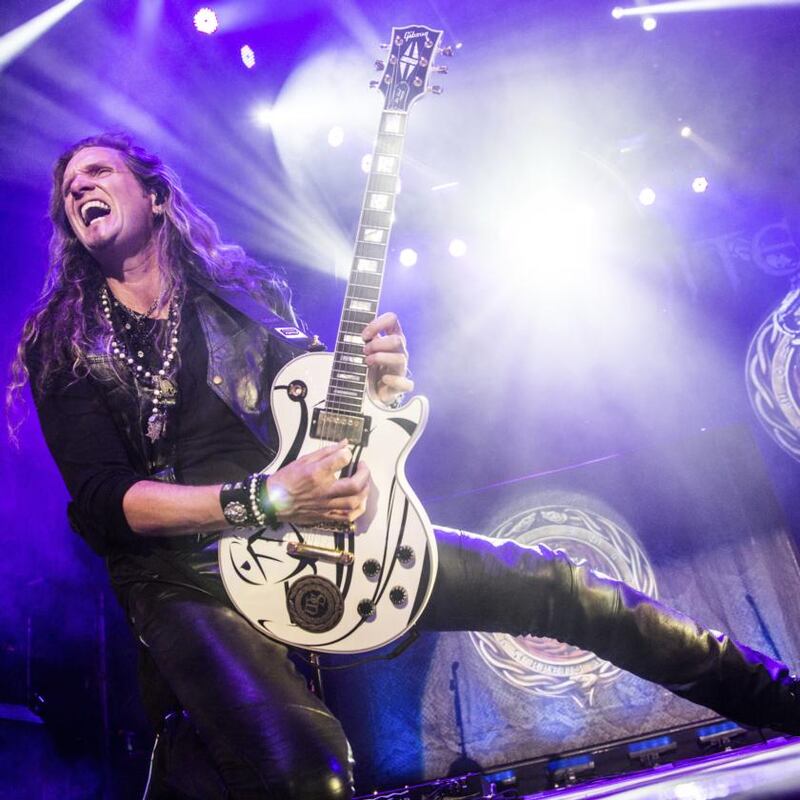 Joel Hoekstra of Whitesnake. Photograph:  Santiago Bluguermann/LatinContent via Getty