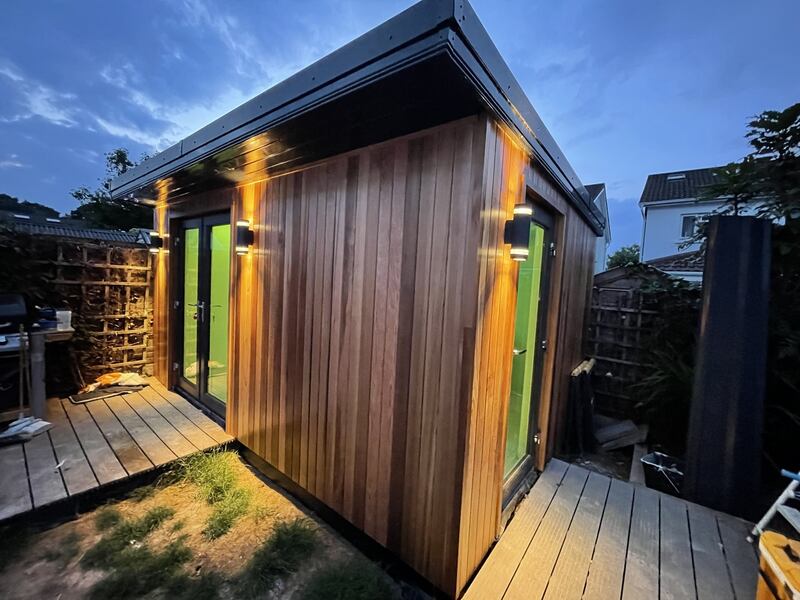 Jonah Roche, in Dublin, badly needed a home office and this is the result