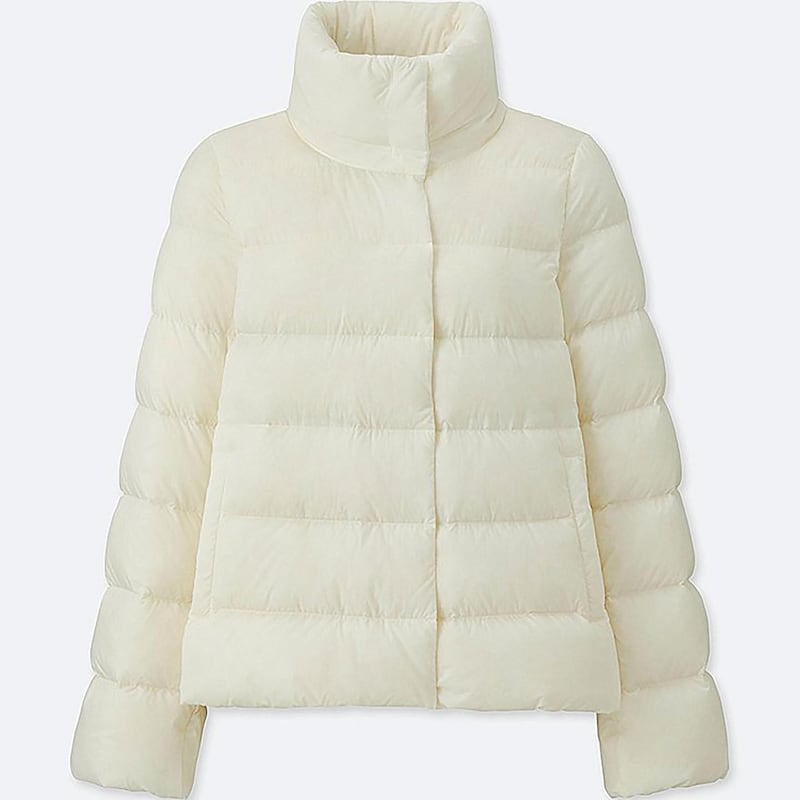 Ultra light down jacket with stand up collar (€69.90 from Uniqlo.com)