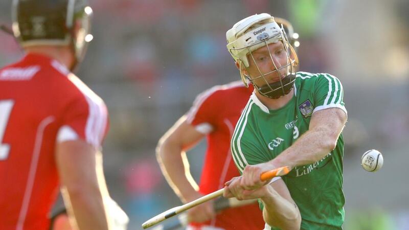 Limerick’s Cian Lynch against Cork. Photograph: James Crombie/Inpho